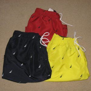 Nautica J Class Swim Shorts Size M Lot of 3